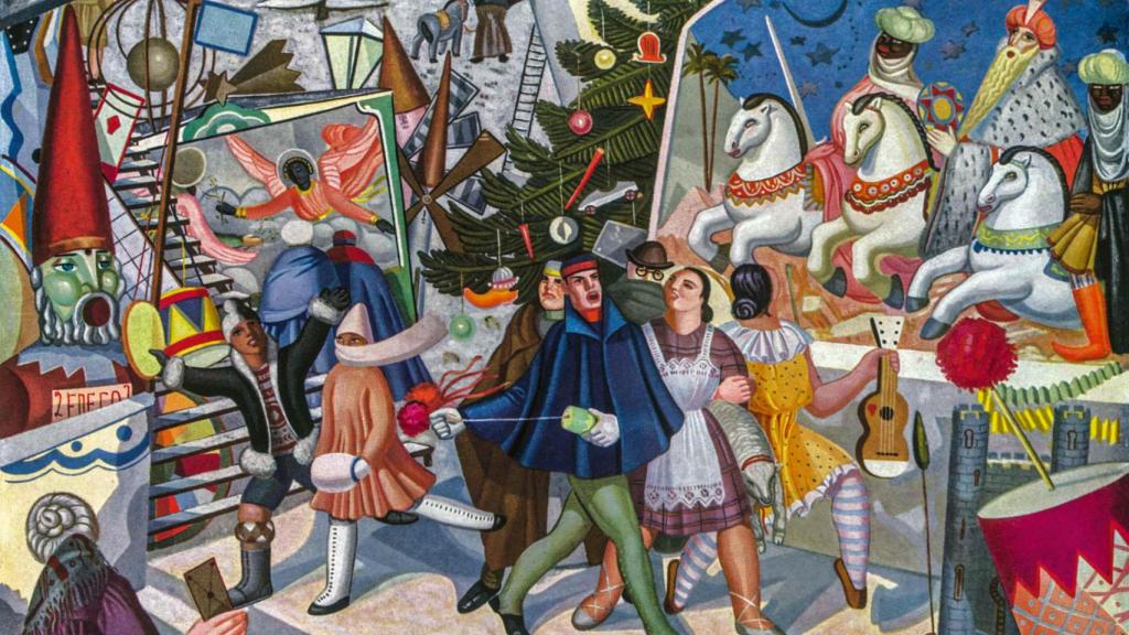 Maruja Mallo: 'Verbena de Pascua',1927. Foto: Museo Reina Sofía