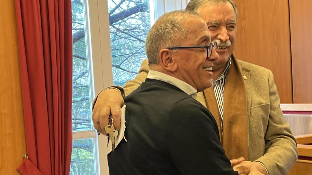 García Seoane junto a Javier Gestal.