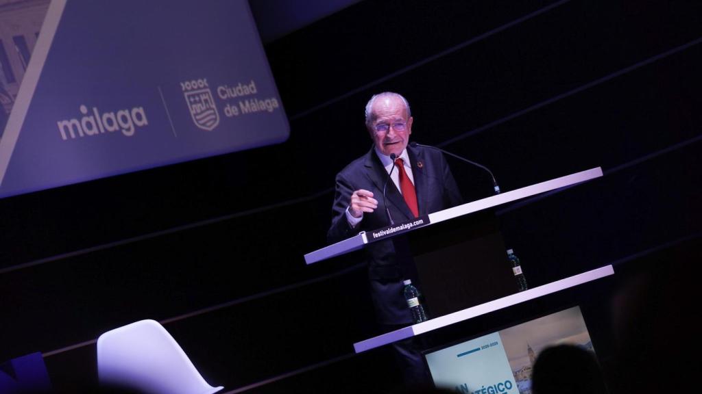 Francisco de la Torre en un momento del acto.