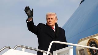 El presidente de EEUU, Donald Trump, este viernes en Washington.