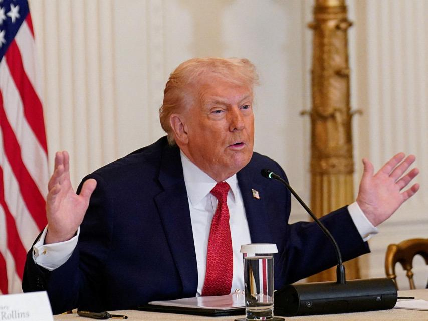 El presidente de Estados Unidos, Donald Trump, este viernes.