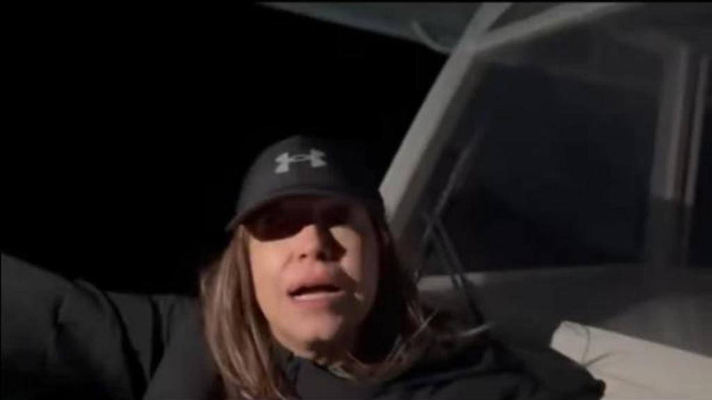 María Corina Machado durante su rescate