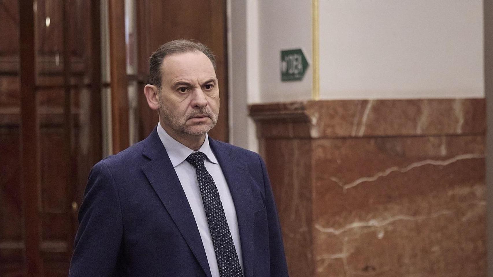 El exministro José Luis Ábalos, en el Congreso de los Diputados, el 13 de noviembre de 2025.