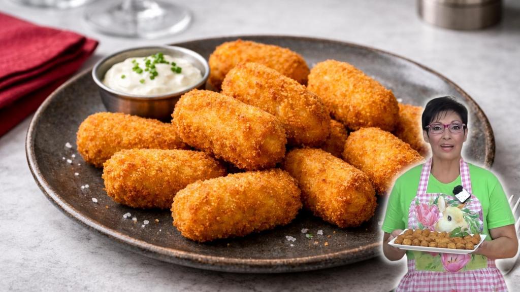 Loli, cocinera, en un montaje de El Español