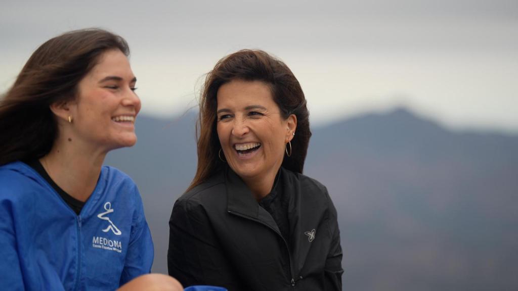 La influencer Cèlia Espanya junto a la periodista Laura Fa.