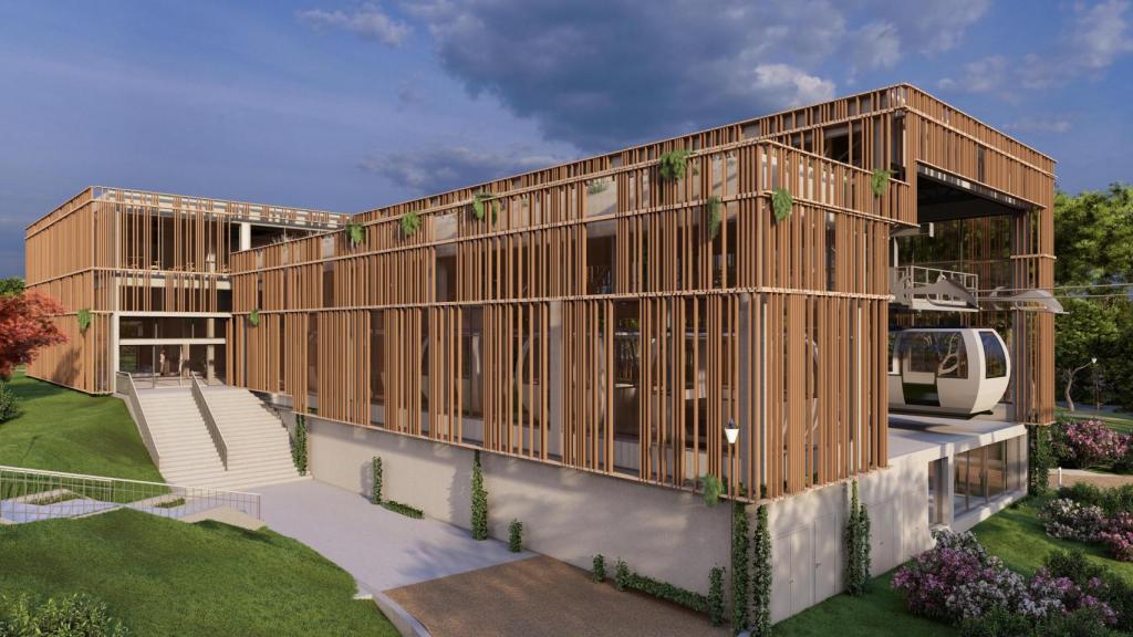 Estación de Casa de Campo del Teleférico de Madrid.