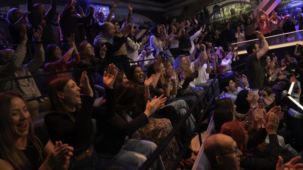 Espectadores en el plató de 'El Hormiguero'.