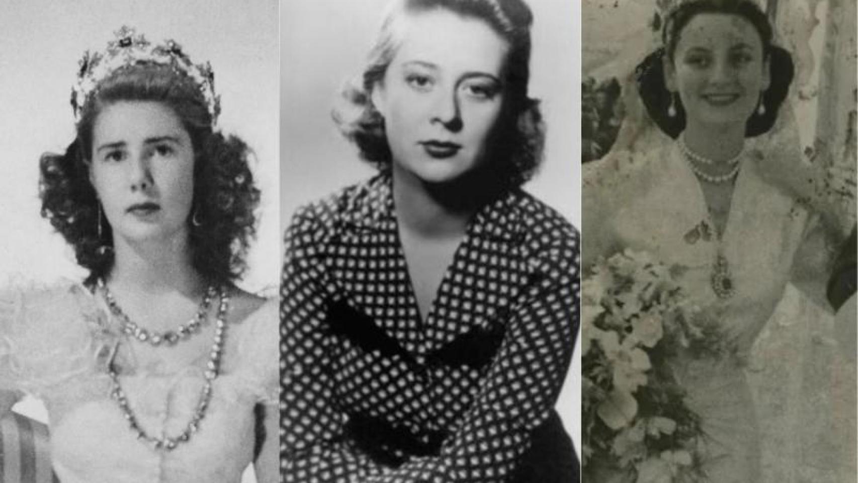 Las duquesa de Alba, de Osuna y de Medinaceli.