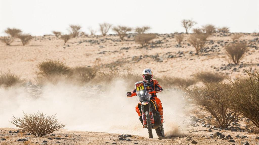 Luciano Benavides, durante una de las etapas del Rally Dakar 2026