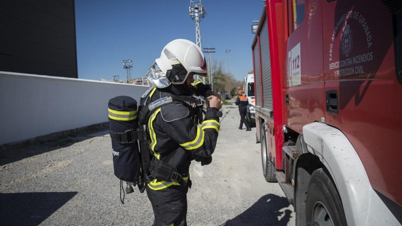 Operativos de bomberos en una imagen de archivo.