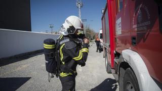 Operativos de bomberos en una imagen de archivo.