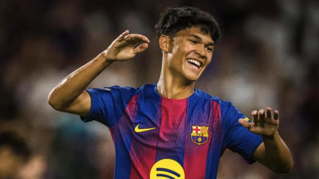 Dro Fernández, con el primer equipo del FC Barcelona