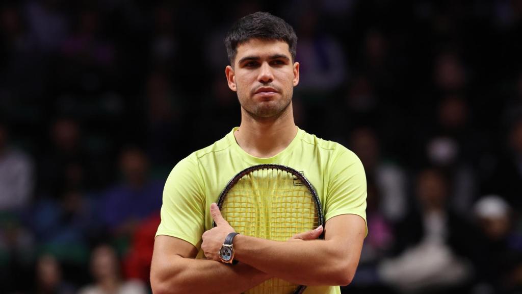 Carlos Alcaraz, durante la pretemporada de 2026