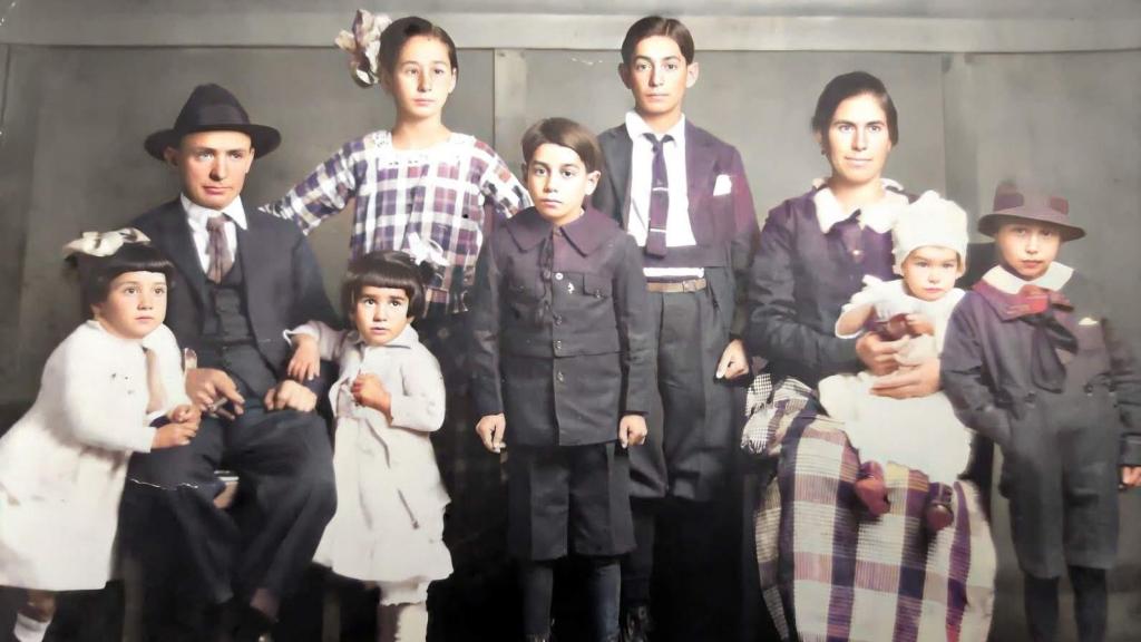 Burcio (el bebé de la foto) uno de los bebés que murió en el viaje.