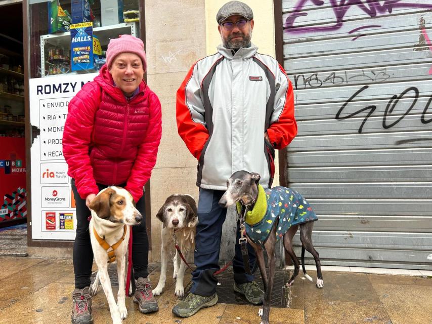 Marimar con Chiara, Nae y Buddy.