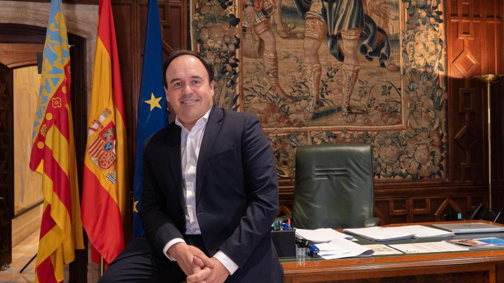 Juanfran Pérez Llorca, en su despacho.