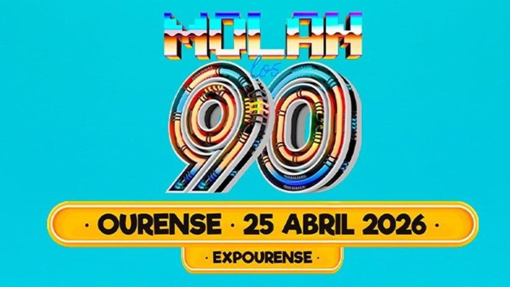 Ourense acogerá el 25 de abril un festival de música con artistas de los 90