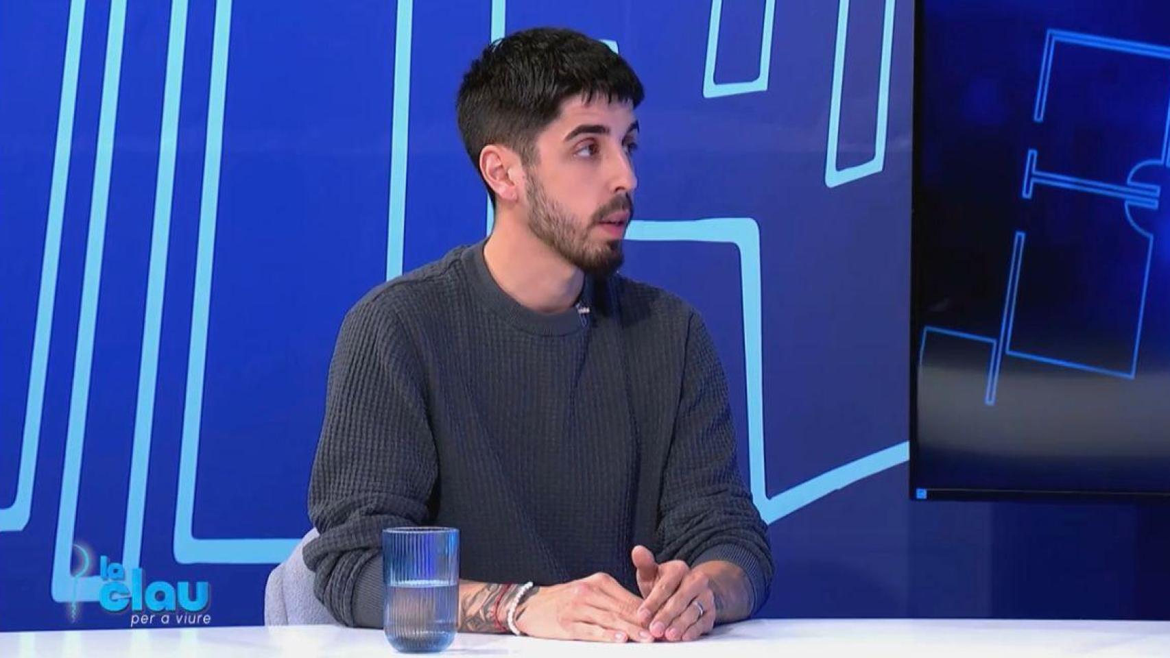 Rodri en el programa 'La clau per a viure'. À Punt