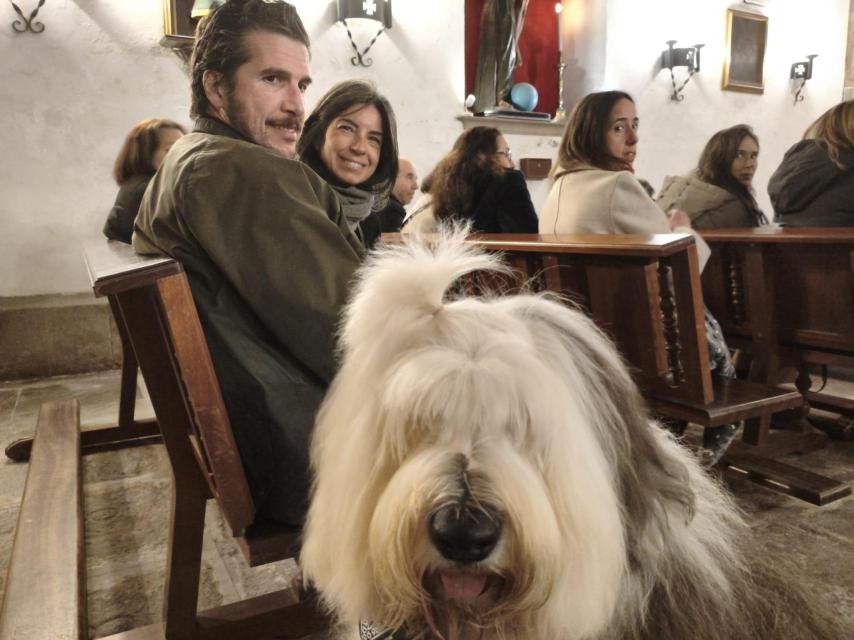 Pancho con Almudena y Eduardo