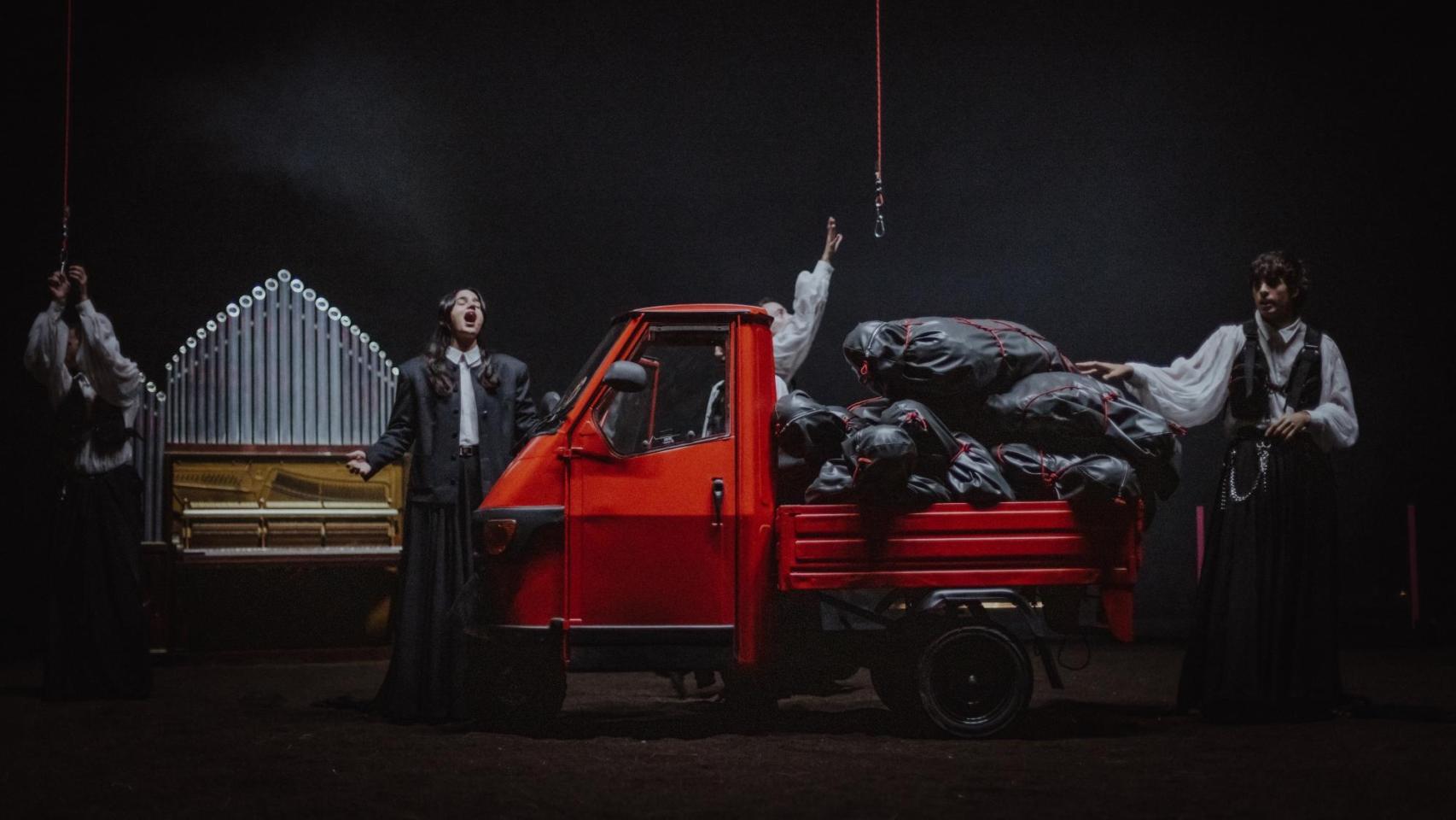 Una escena de 'La mort i la primavera' de La Veronal. Foto: Silvia Poch