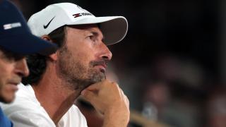 Juan Carlos Ferrero, durante un partido.
