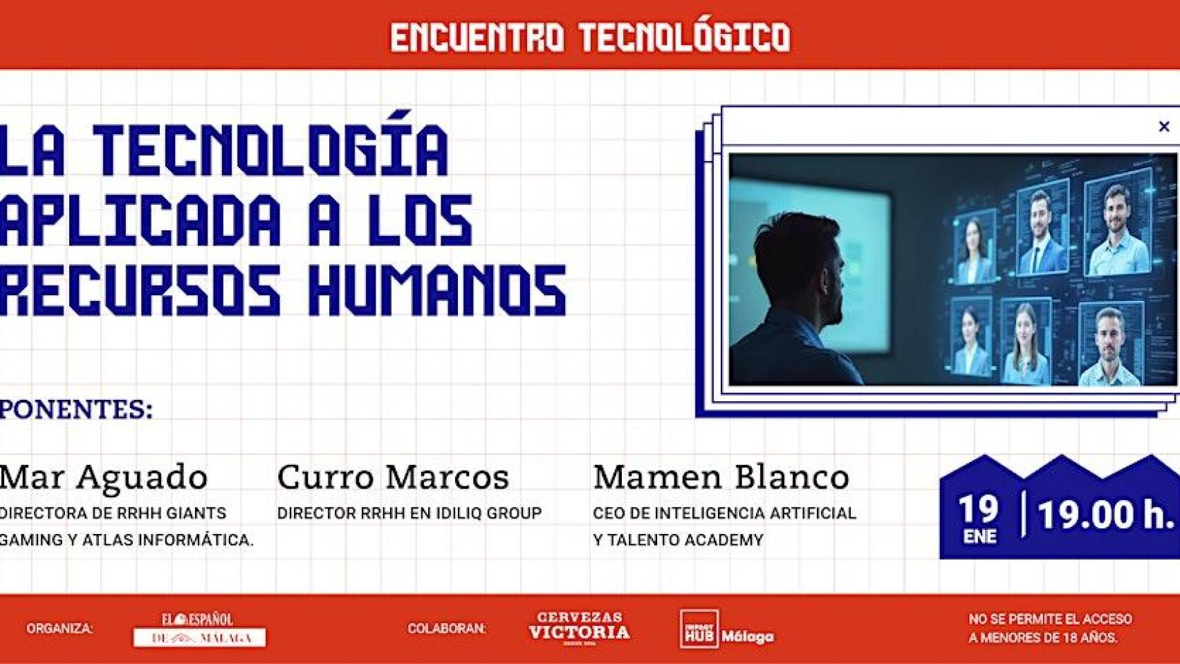 El cartel del XXXVIII Encuentro Tecnológico de El Español de Málaga.