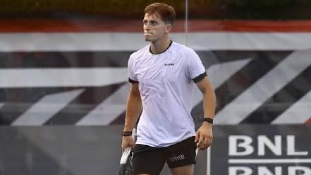 Álvaro Meléndez, durante un partido.