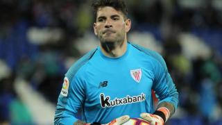 Iago Herrerín, durante un partido entre el Leganés y el Athletic.