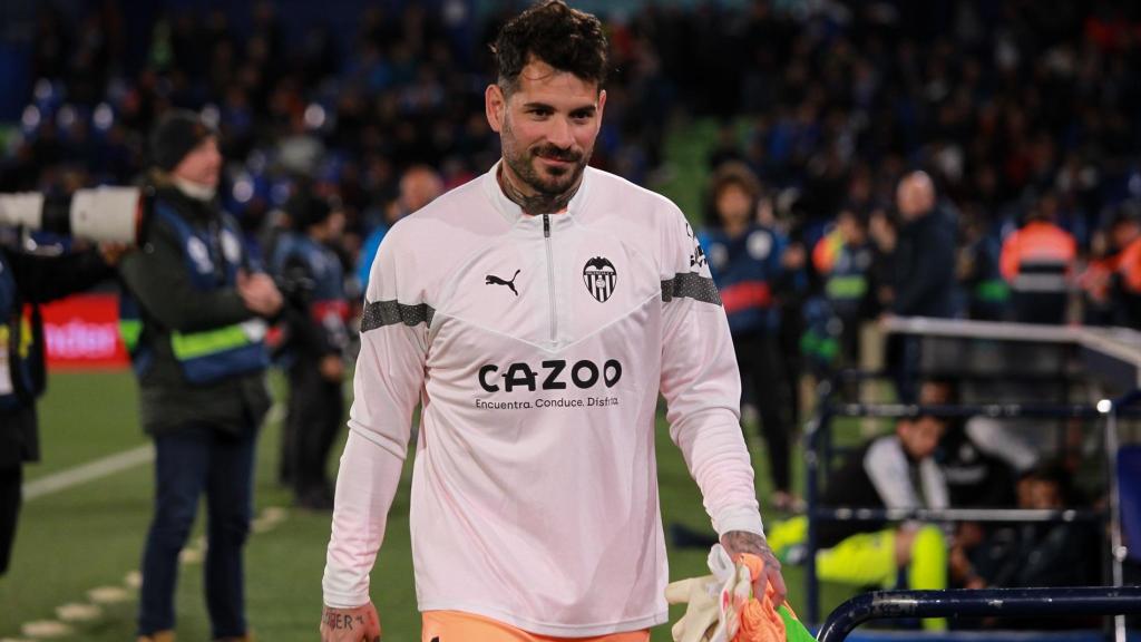 Iago Herrerín, durante su etapa en el Valencia.