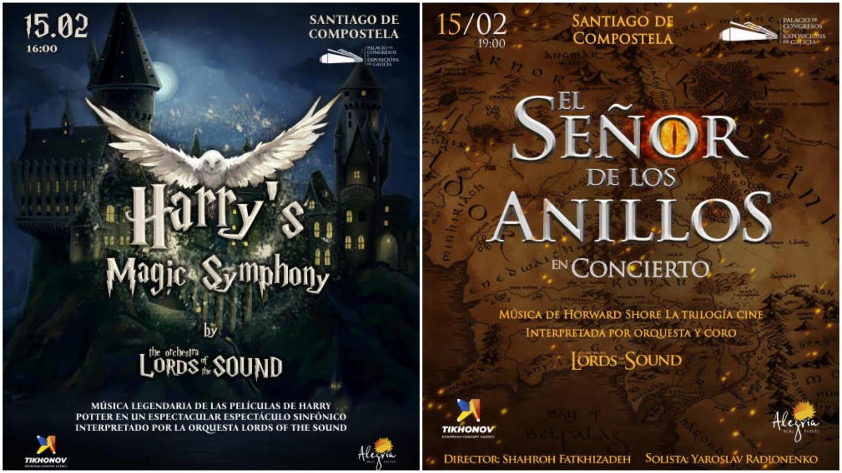 Santiago acogerá en febrero conciertos sinfónicos de Harry Potter y El Señor de los Anillos