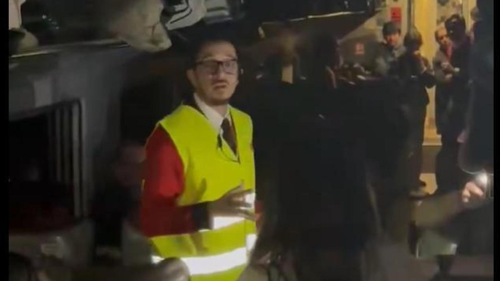 El trabajador de Iryo que tranquilizó a los pasajeros.