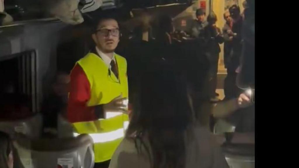 El trabajador de Iryo que tranquilizó a los pasajeros.