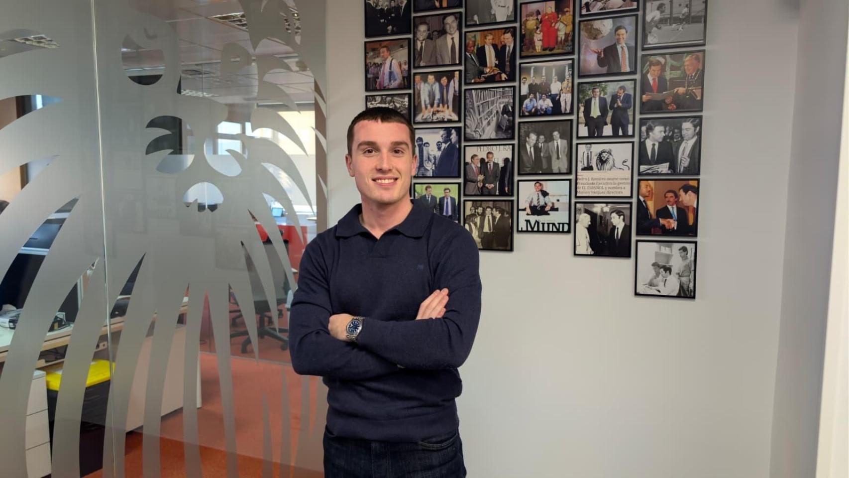 Martín Arosa, CEO de ZipGenial, en la sede de El Español.