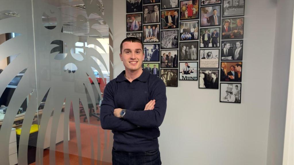 Martín Arosa, CEO de ZipGenial, en la sede de El Español.