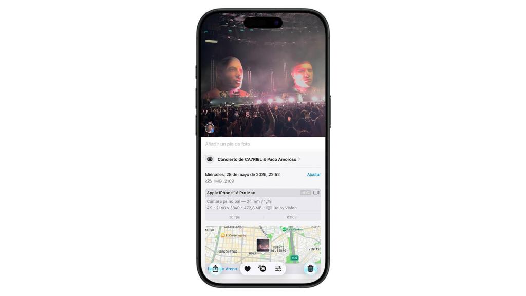 Información en una de las capturas.