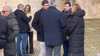 Líderes de PP, PSOE, Vox e IU hablan tras el minuto de silencio en las Cortes de Aragón