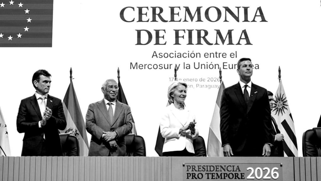 Firma del acuerdo de libre comercio UE-Mercosur en Asunción (Paraguay)
