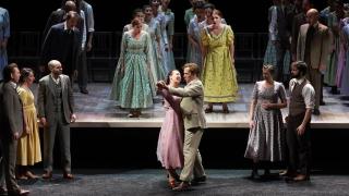 Momento del 'Eugenio Oneguin' de Laurent Pelly. Foto: Karl Foster