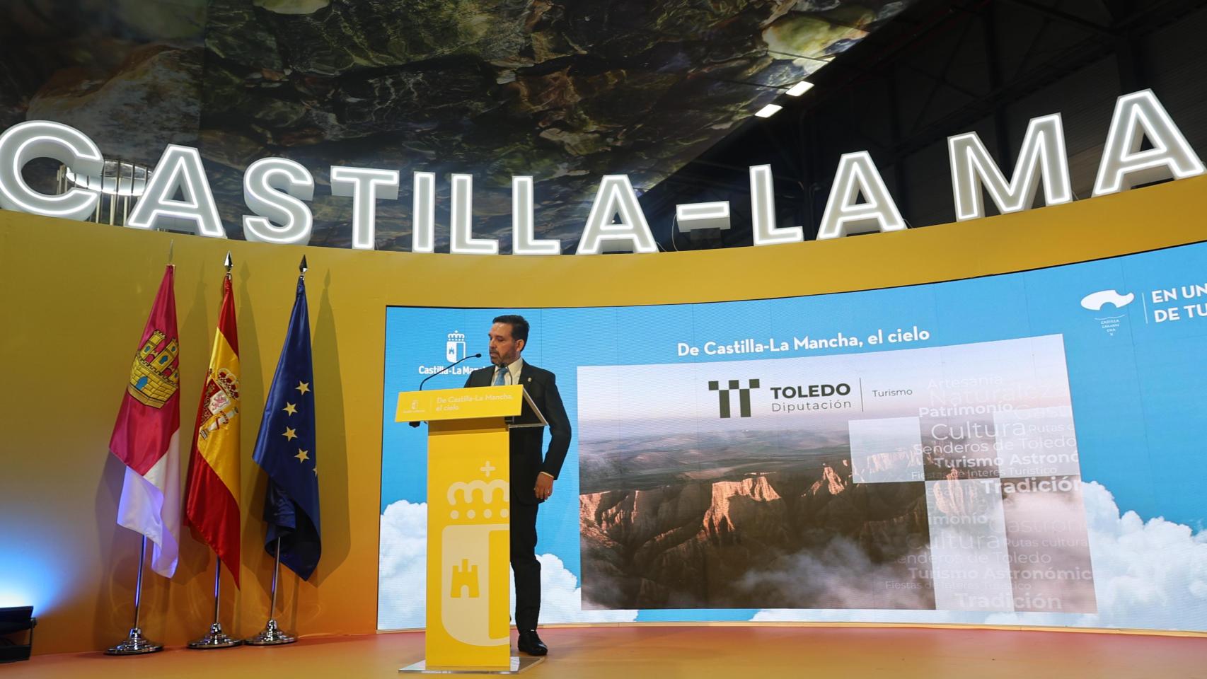 El vicepresidente Joaquín Romera en Fitur.