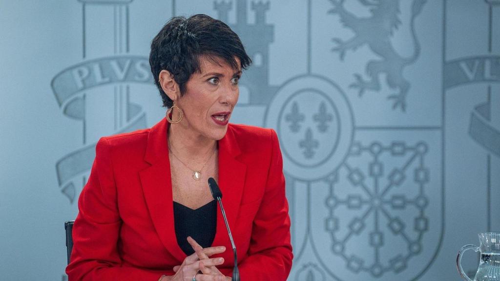 La ministra de Inclusión, Seguridad Social y Migraciones, Elma Saiz.