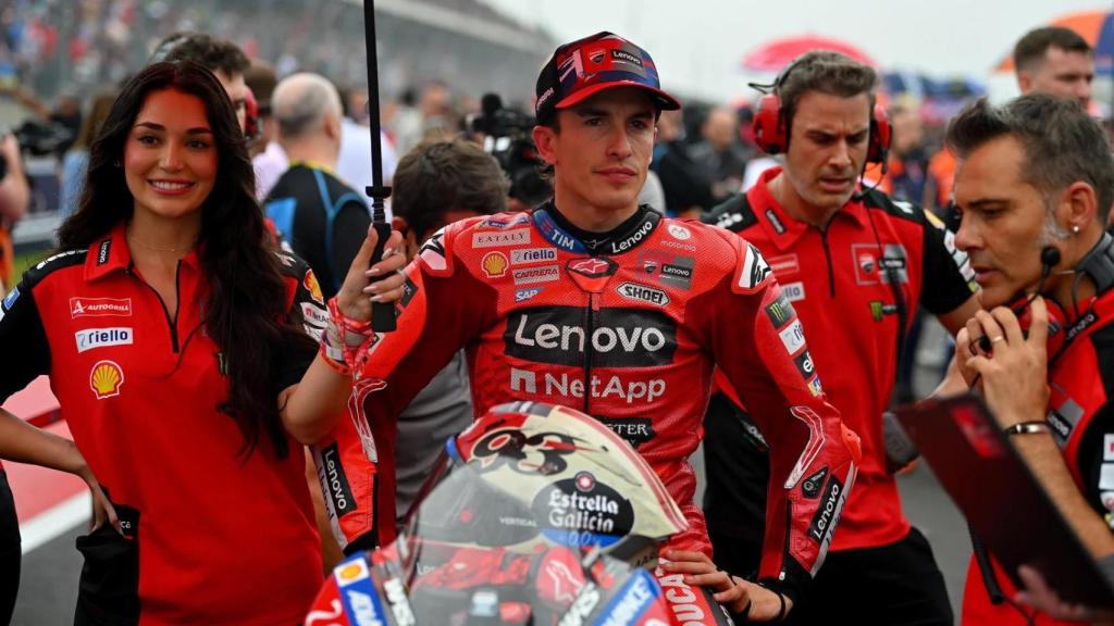 Marc Márquez, en la parrilla de salida del Gran Premio de las Américas.