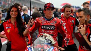 Marc Márquez, en la parrilla de salida del Gran Premio de las Américas.