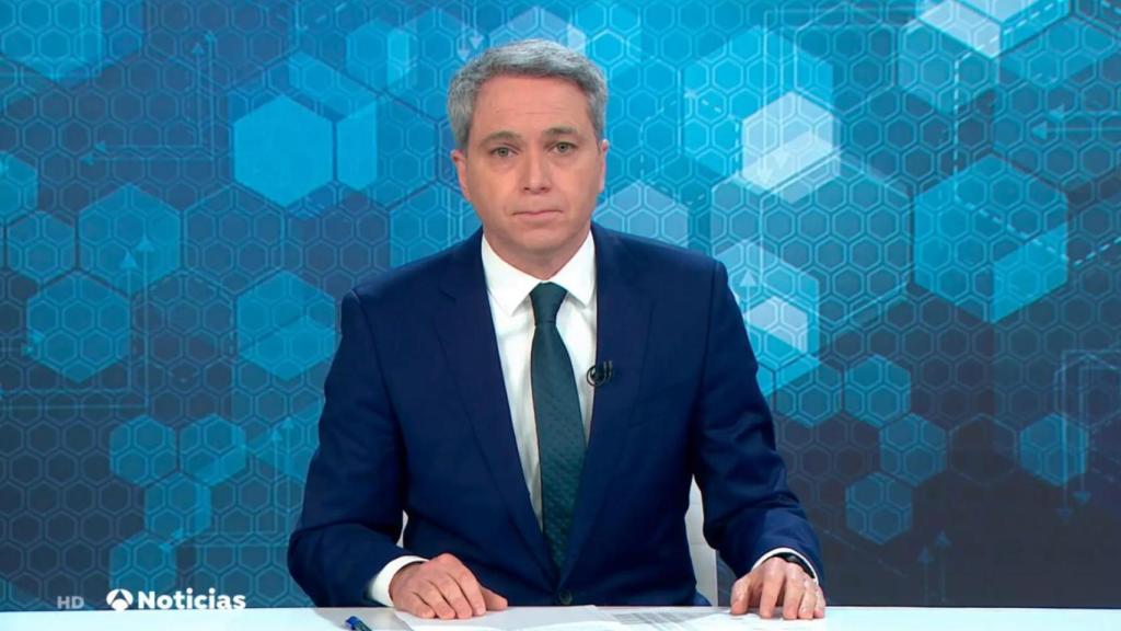 Vicente Vallés, presentador de 'Antena 3 Noticias 2'.