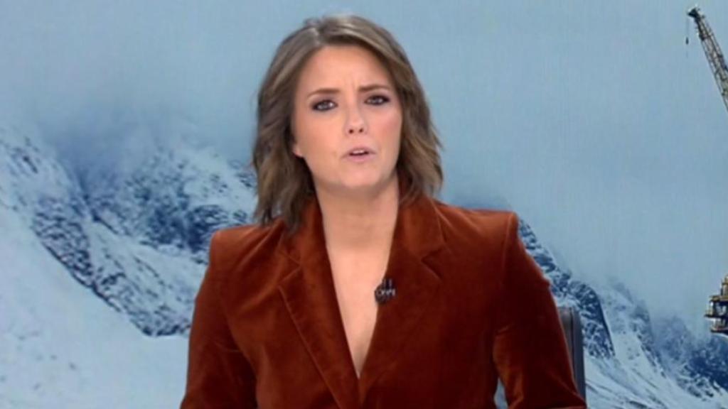 María Casado, presentadora de 'Informativos Telecinco Fin de Semana'.