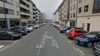 Calle Amparo López Jean, en A Corveira.