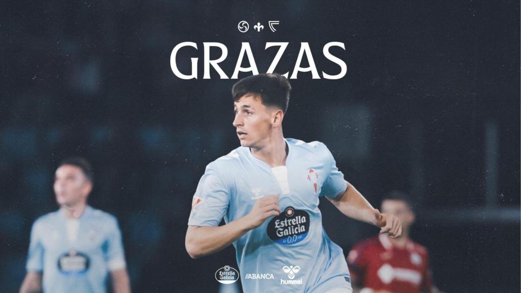 Tadeo Allende, durante un partido en ABanca Balaídos contra el Getafe