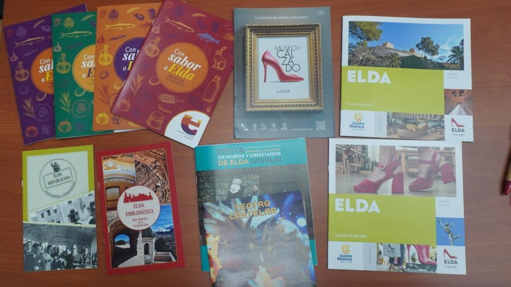 Folletos turísticos de Elda.