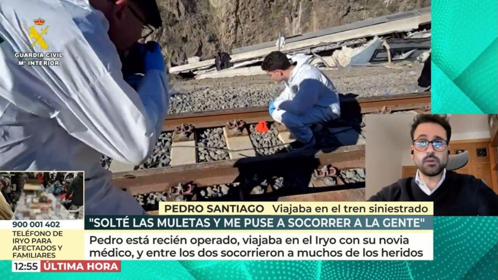 Pedro Santiago, víctima del siniestro ferroviario.