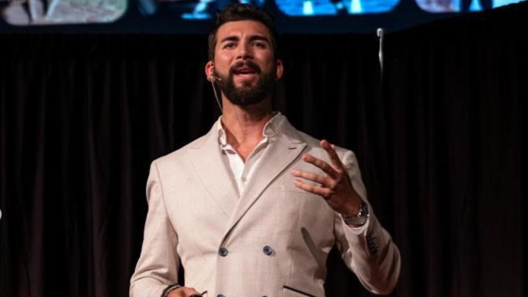 Álvaro Núñez, durante una conferencia.
