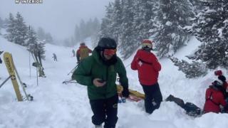 El Greim en el rescate de un joven de 26 años en el barranco de Piumestre